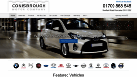 What Conisbroughmotorcompany.co.uk website looked like in 2018 (5 years ago)