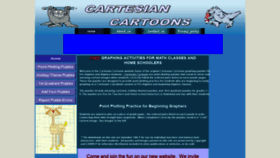 What Cartesiancartoons.com website looked like in 2018 (5 years ago)
