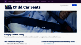 What Childcarseats.org.uk website looked like in 2018 (5 years ago)