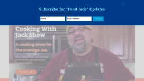 What Cookingwithjack.com website looked like in 2018 (5 years ago)