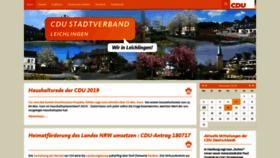 What Cdu-leichlingen.de website looked like in 2018 (5 years ago)