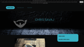 What Chris-savaj.com website looked like in 2018 (5 years ago)