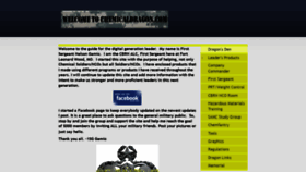 What Chemicaldragon.com website looked like in 2018 (5 years ago)