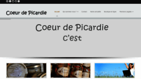 What Coeurdepicardie.com website looked like in 2018 (5 years ago)