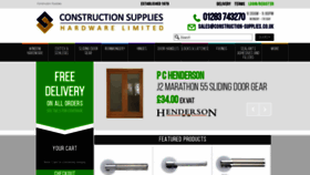 What Construction-supplies.co.uk website looked like in 2018 (5 years ago)