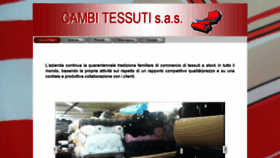What Cambitessuti.it website looked like in 2018 (7 years ago)