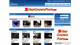 What Concretepumpingvideos.com website looked like in 2018 (5 years ago)