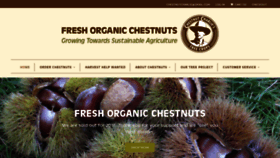 What Chestnutcharlie.com website looked like in 2018 (5 years ago)