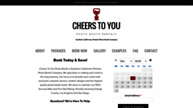 What Cheerstoyouphotobooth.com website looked like in 2018 (5 years ago)