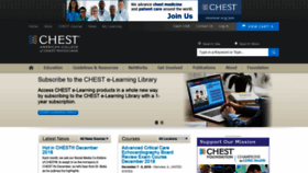 What Chestnet.org website looked like in 2018 (5 years ago)