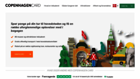 What Copenhagencard.dk website looked like in 2018 (5 years ago)