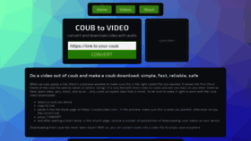 What Coubtovideo.com website looked like in 2018 (5 years ago)