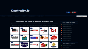 What Centraltv.fr website looked like in 2018 (5 years ago)