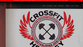 What Crossfithershey.com website looked like in 2018 (5 years ago)