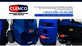 What Clenco.co.nz website looked like in 2018 (5 years ago)
