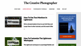What Creative-photographer.com website looked like in 2018 (5 years ago)