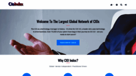 What Cioindex.com website looked like in 2018 (5 years ago)