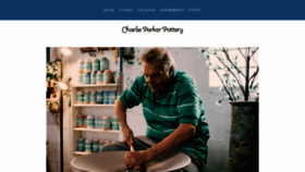 What Charlieparkerpottery.com website looked like in 2018 (5 years ago)