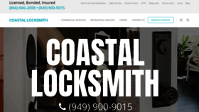 What Coastallocksmith.com website looked like in 2018 (5 years ago)