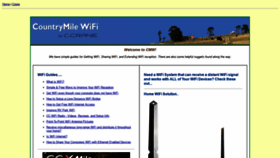 What Countrymilewifi.com website looked like in 2018 (5 years ago)