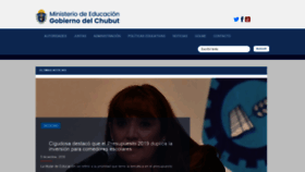 What Chubut.edu.ar website looked like in 2018 (5 years ago)