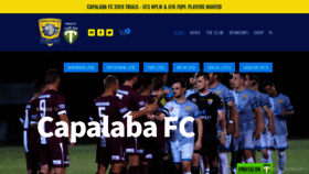 What Capalababulldogs.com website looked like in 2018 (5 years ago)