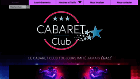 What Cabaret-club.fr website looked like in 2018 (5 years ago)