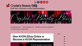 What Crystalsbeautyblog.com website looked like in 2018 (5 years ago)