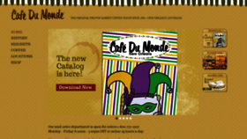 What Cafedumonde.com website looked like in 2018 (5 years ago)