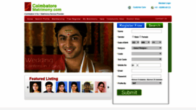 What Coimbatorematrimony.com website looked like in 2018 (5 years ago)