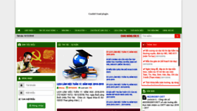 What C3hongduc.daklak.edu.vn website looked like in 2018 (5 years ago)