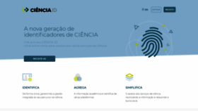 What Ciencia-id.pt website looked like in 2018 (5 years ago)