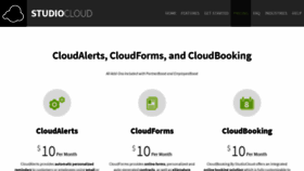 What Cloudbooking.net website looked like in 2018 (5 years ago)