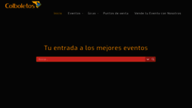 What Colboletos.com website looked like in 2018 (5 years ago)