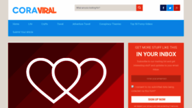 What Coraviral.com website looked like in 2018 (5 years ago)