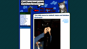 What Catoverload.com website looked like in 2018 (5 years ago)