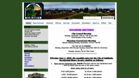 What Cityofsublimity.org website looked like in 2018 (5 years ago)