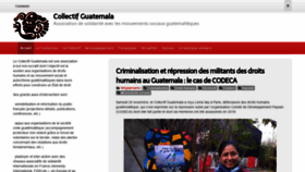 What Collectifguatemala.org website looked like in 2018 (5 years ago)