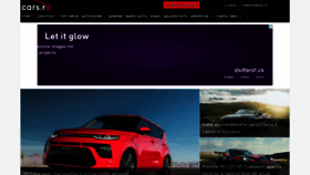 What Cars.ro website looked like in 2018 (5 years ago)