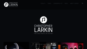 What Composerlarkin.com website looked like in 2018 (5 years ago)