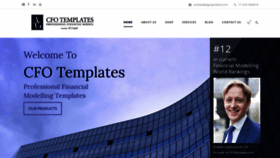 What Cfotemplates.com website looked like in 2018 (5 years ago)