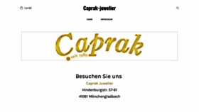 What Caprak-juwelier.de website looked like in 2018 (5 years ago)