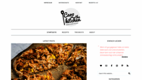 What Carointhekitchen.com website looked like in 2018 (5 years ago)