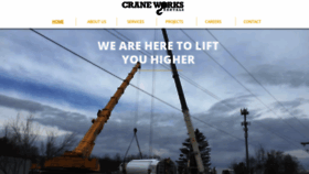 What Craneworksrentals.com website looked like in 2018 (5 years ago)