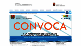 What Cobach.edu.mx website looked like in 2018 (5 years ago)