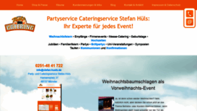 What Cateringservice-muenster.de website looked like in 2018 (5 years ago)