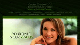 What Coultercrowleydds.com website looked like in 2018 (5 years ago)