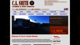 What Casmithlumber.com website looked like in 2018 (5 years ago)