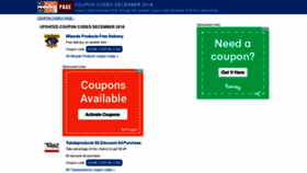 What Couponcodespage.com website looked like in 2018 (5 years ago)