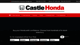 What Castlehonda.ca website looked like in 2018 (5 years ago)